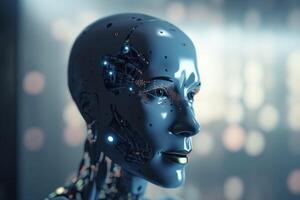 Revolutionizing Robotics with AI Conceptual Illustration photo
