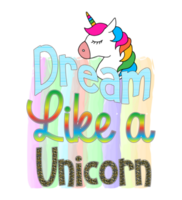 Licorne sublimation conception png