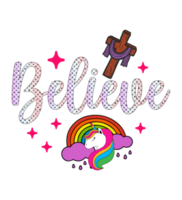 unicornio sublimación diseño png