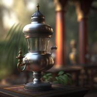 Russian Samovar A Traditional Heating Tool for Tea photo