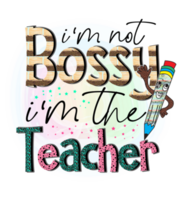 Teacher Sublimation Design png