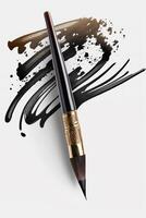 Mastering the Art Chinese Calligraphy Brush Pen on Display photo