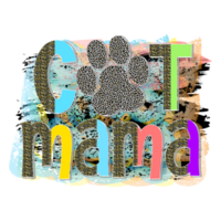 Cat Sublimation Design png