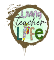 Teacher Sublimation Design png