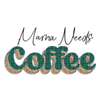 Kaffee Sublimation Design png