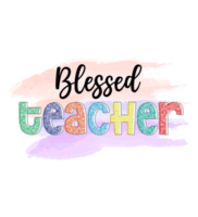 Teacher Sublimation Design png