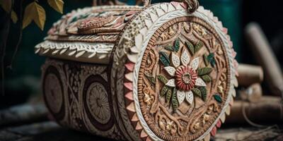 Exquisite Craftsmanship Traditional Russian Birch Bark Products photo