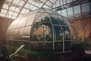 Floating Greenery A Self-Sustaining Garden in the Skyship photo