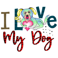 Dog Sublimation Design png