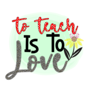 Teacher Sublimation Design png