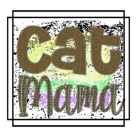 Cat Sublimation Design png