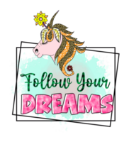 Unicorn Sublimation Design png