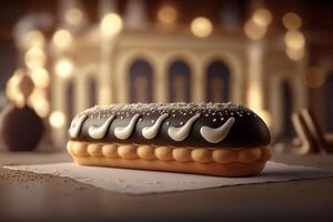 The Bright, Flavorful, and Delicious Eclair Pastry photo