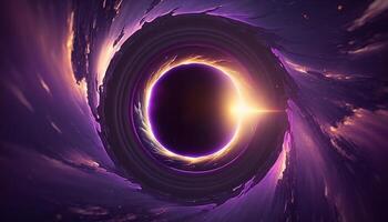 Cosmic Gateway A Portal to Another Dimension Through a Black Hole's Vortex photo