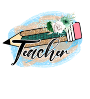 Teacher Sublimation Design png