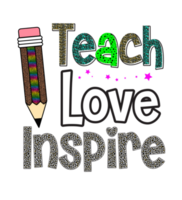 Teacher Sublimation Design png