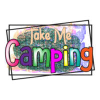 Camping Sublimation Design png