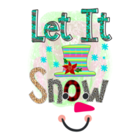 Snowman Sublimation Design png