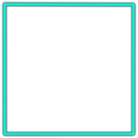 Glowing neon square for your decoration. Neon light, square frame, blank space for text, ultraviolet spectrum. png