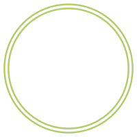 Glowing neon circle for your decoration. Neon light, round frame, blank space for text, ultraviolet spectrum, ring symbol, halo. png