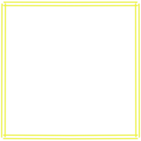 Glowing neon square for your decoration. Neon light, square frame, blank space for text, ultraviolet spectrum. png