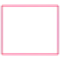 Glowing neon square for your decoration. Neon light, square frame, blank space for text, ultraviolet spectrum. png