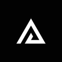 Letter  A logo or A initials two modern monogram clever symbol concept. Creative Line sign design. Graphic Alphabet Symbol solutions for Corporate, brand identity designs, startup companies, etc vector