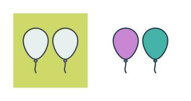 icono de vector de globos