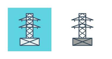 icono de vector de torre de electricidad