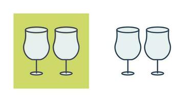 Party Glasses Vector Icon