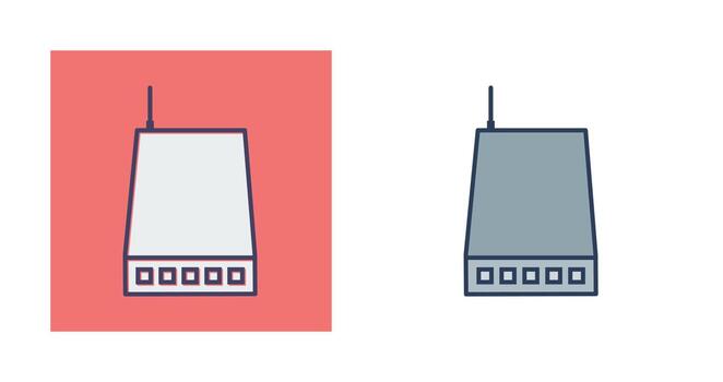 Networking Switch Vector Icon