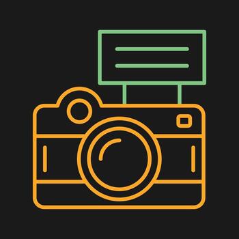 Camera Flash Vector Icon