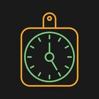 icono de vector de reloj de pared