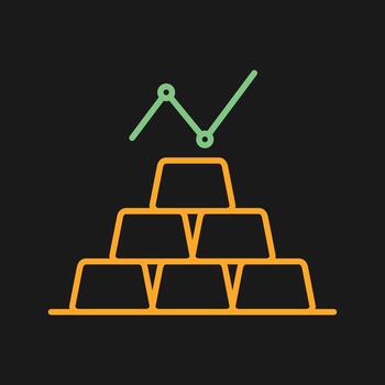 Gold Ingots Vector Icon