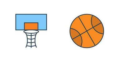 icono de vector de baloncesto