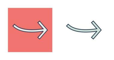 Arrow Pointing Right Vector Icon