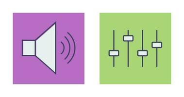 icono de vector de control de volumen