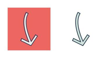 Arrow Pointing Down Vector Icon