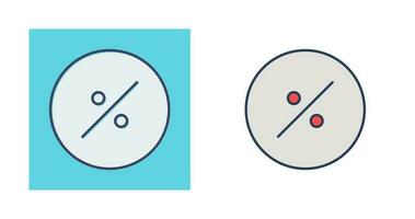 Percentage Symbol Vector Icon