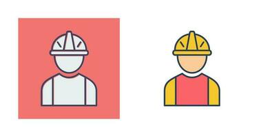 Construction Worker Vector Icon