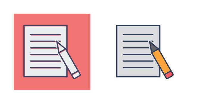 Homework Vector Icon