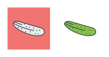 icono de vector de pepino