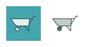 Wheelbarrow Vector Icon