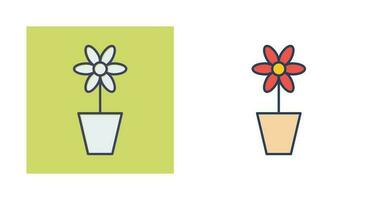 Flower Pot Vector Icon