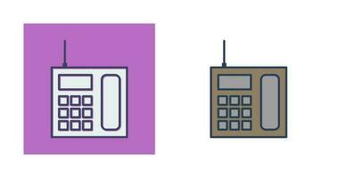 Wireless Landline Phone Vector Icon