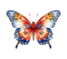 aquarelle papillon. illustration ai génératif png