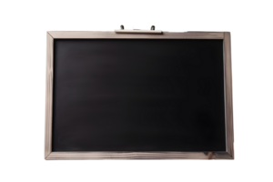 A blackboard positioned on a transparent background, png