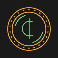 Cedis Currency Vector Icon