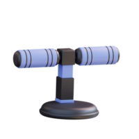 3d Illustration sitzen oben Riegel png