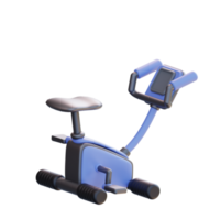 3d illustration Stationary bicycle png